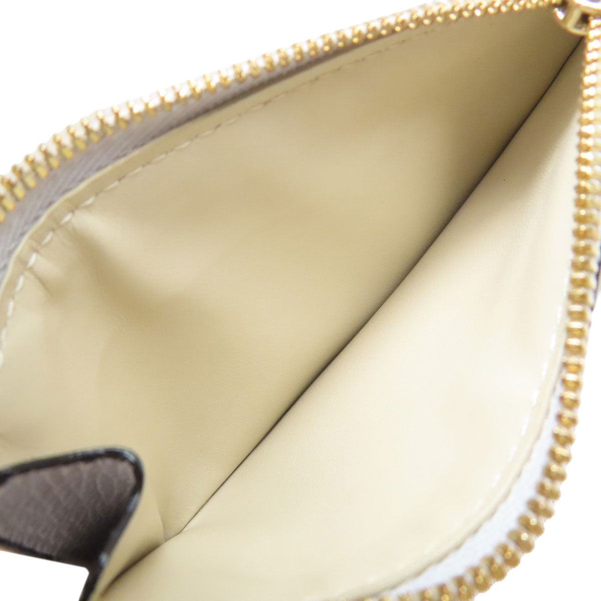 Valextra logo coin purse Leather Ladies [Used]