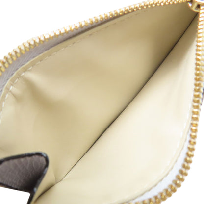 Valextra logo coin purse Leather Ladies [Used]