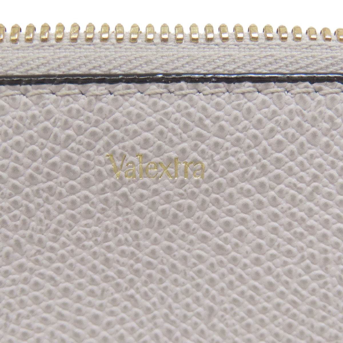 Valextra logo coin purse Leather Ladies [Used]