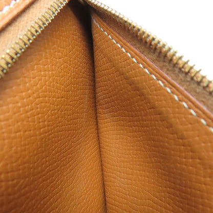 HERMES Bearn Compact Gold GoldHardware Bifold Wallet with Coin Pocket Epsom Ladies [Used]