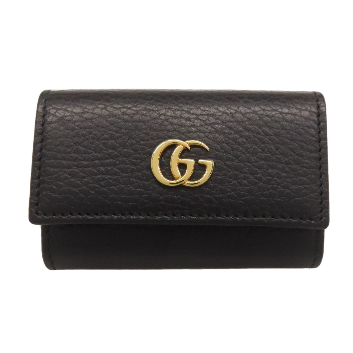 GUCCI 456118 GG Marmont key holder Calf Ladies [Used]