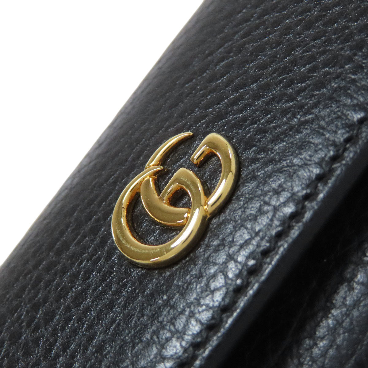 GUCCI 456118 GG Marmont key holder Calf Ladies [Used]