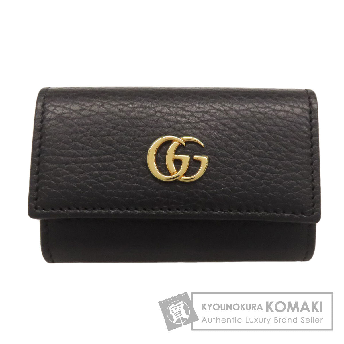 GUCCI 456118 GG Marmont key holder Calf Ladies [Used]