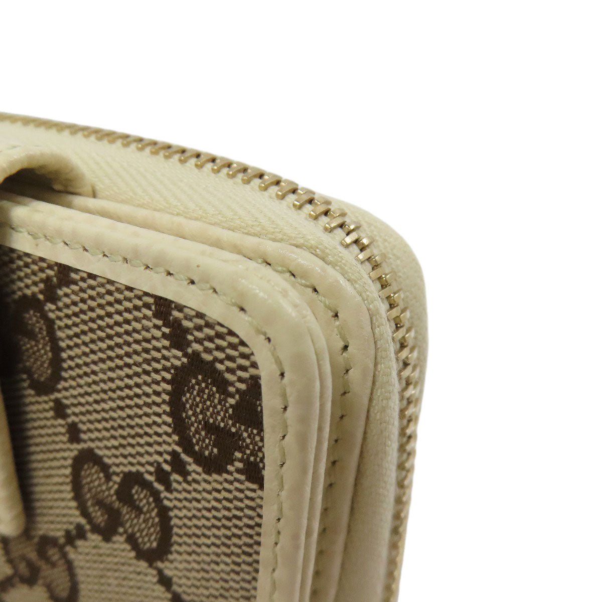 GUCCI 346056 Outlet GG Bifold Wallet with Coin Pocket Canvas CalfLadies [Used]