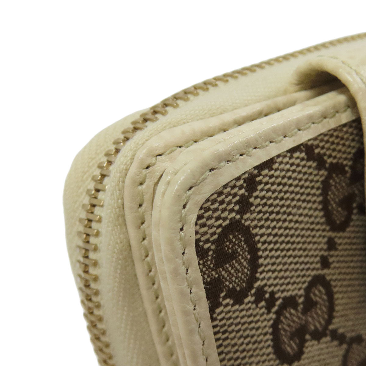 GUCCI 346056 Outlet GG Bifold Wallet with Coin Pocket Canvas CalfLadies [Used]