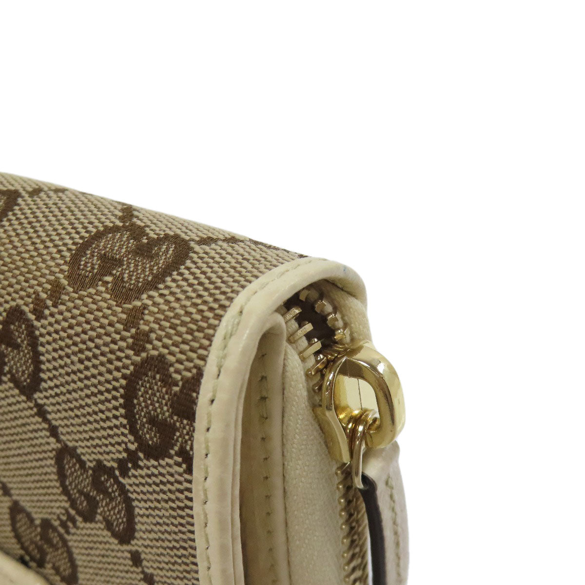 GUCCI 346056 Outlet GG Bifold Wallet with Coin Pocket Canvas CalfLadies [Used]