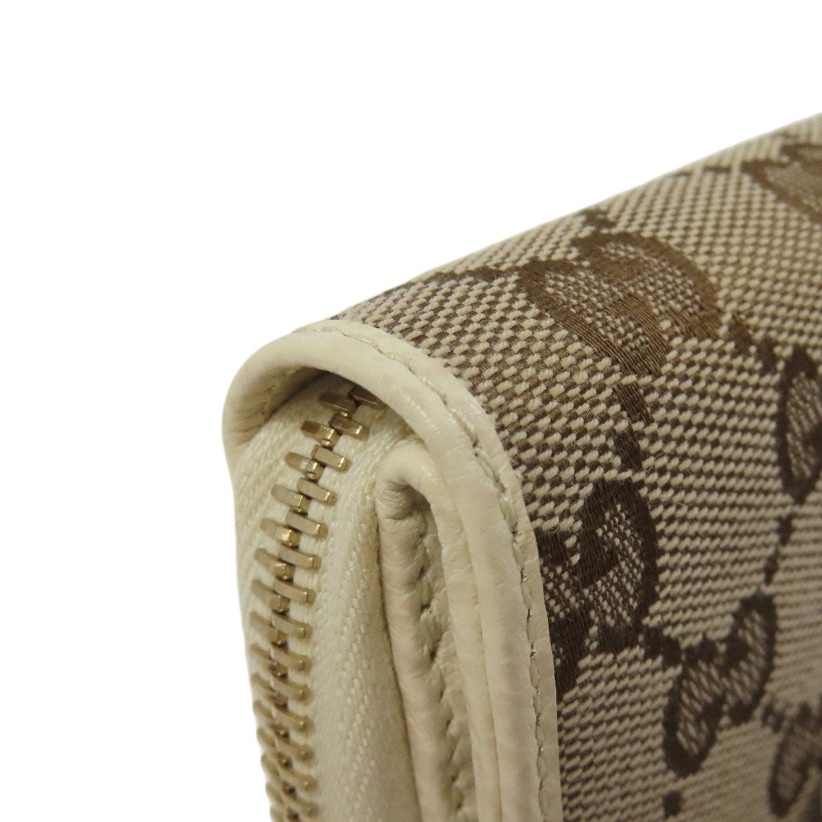 GUCCI 346056 Outlet GG Bifold Wallet with Coin Pocket Canvas CalfLadies [Used]