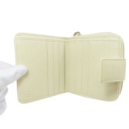 GUCCI 346056 Outlet GG Bifold Wallet with Coin Pocket Canvas CalfLadies [Used]