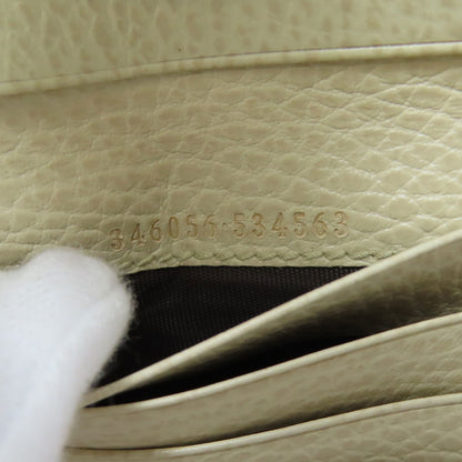 GUCCI 346056 Outlet GG Bifold Wallet with Coin Pocket Canvas CalfLadies [Used]