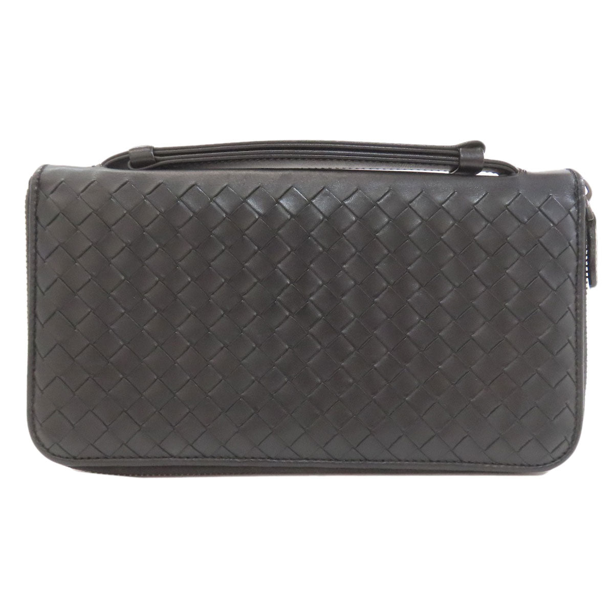BOTTEGA VENETA Intrecciato Long wallet (with coin pocket) Calf Ladies [Used]
