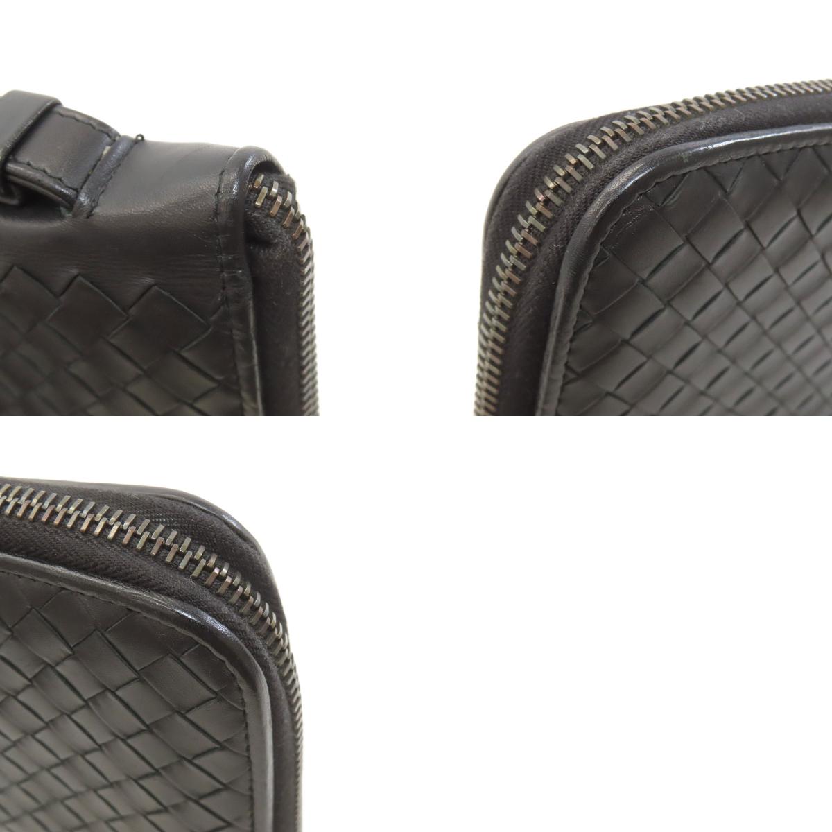 BOTTEGA VENETA Intrecciato Long wallet (with coin pocket) Calf Ladies [Used]