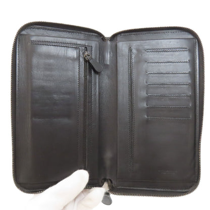 BOTTEGA VENETA Intrecciato Long wallet (with coin pocket) Calf Ladies [Used]