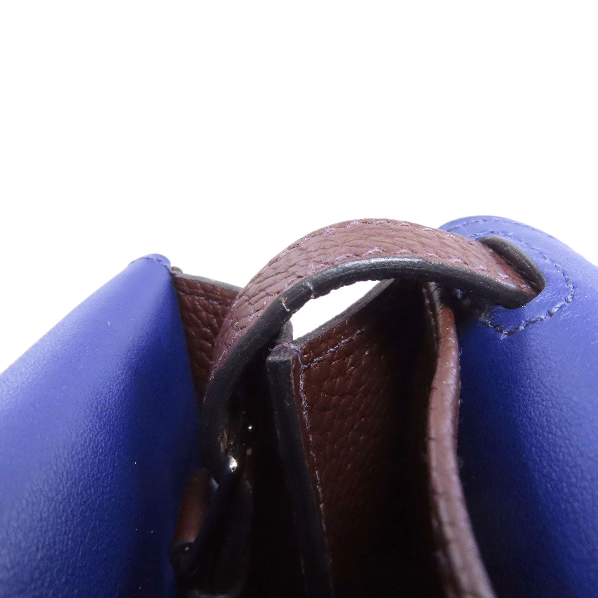 HERMES Alzan Mini SilverHardware Shoulder Bag Taurillon Clemence Ladies [Used]