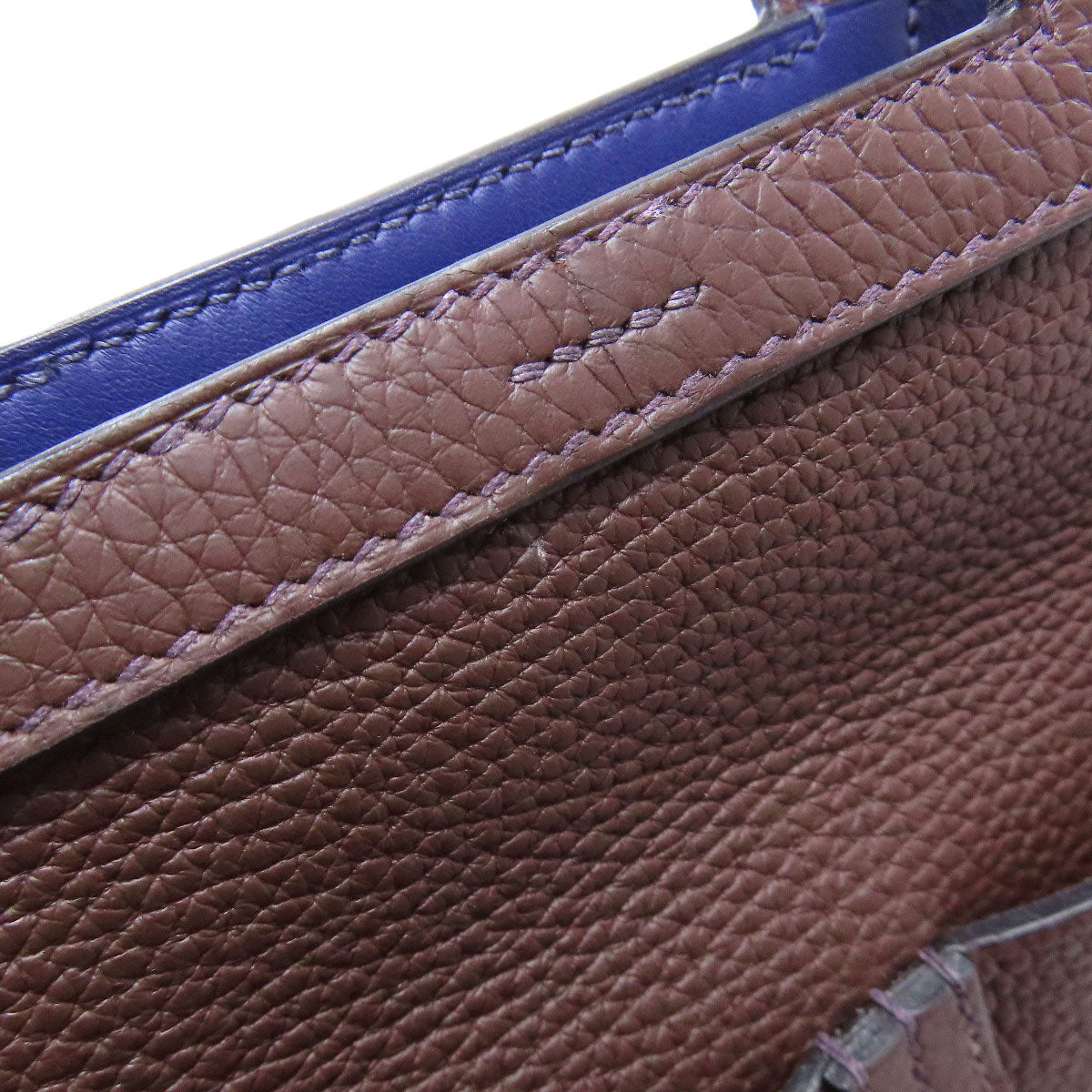 HERMES Alzan Mini SilverHardware Shoulder Bag Taurillon Clemence Ladies [Used]