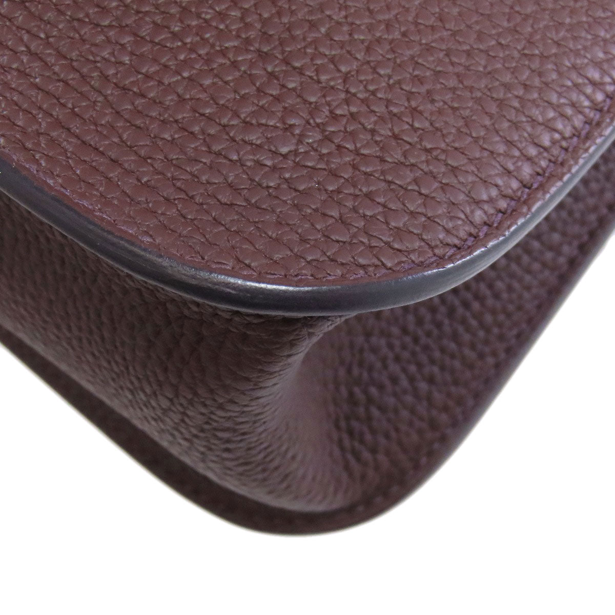 HERMES Alzan Mini SilverHardware Shoulder Bag Taurillon Clemence Ladies [Used]