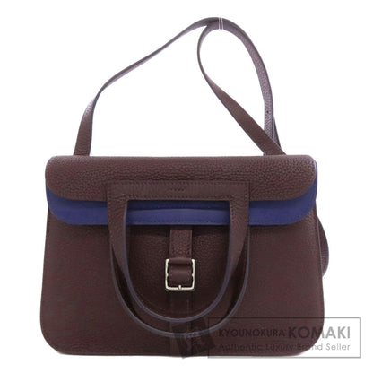 HERMES Alzan Mini SilverHardware Shoulder Bag Taurillon Clemence Ladies [Used]