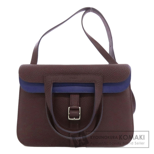 HERMES Alzan Mini SilverHardware Shoulder Bag Taurillon Clemence Ladies [Used]