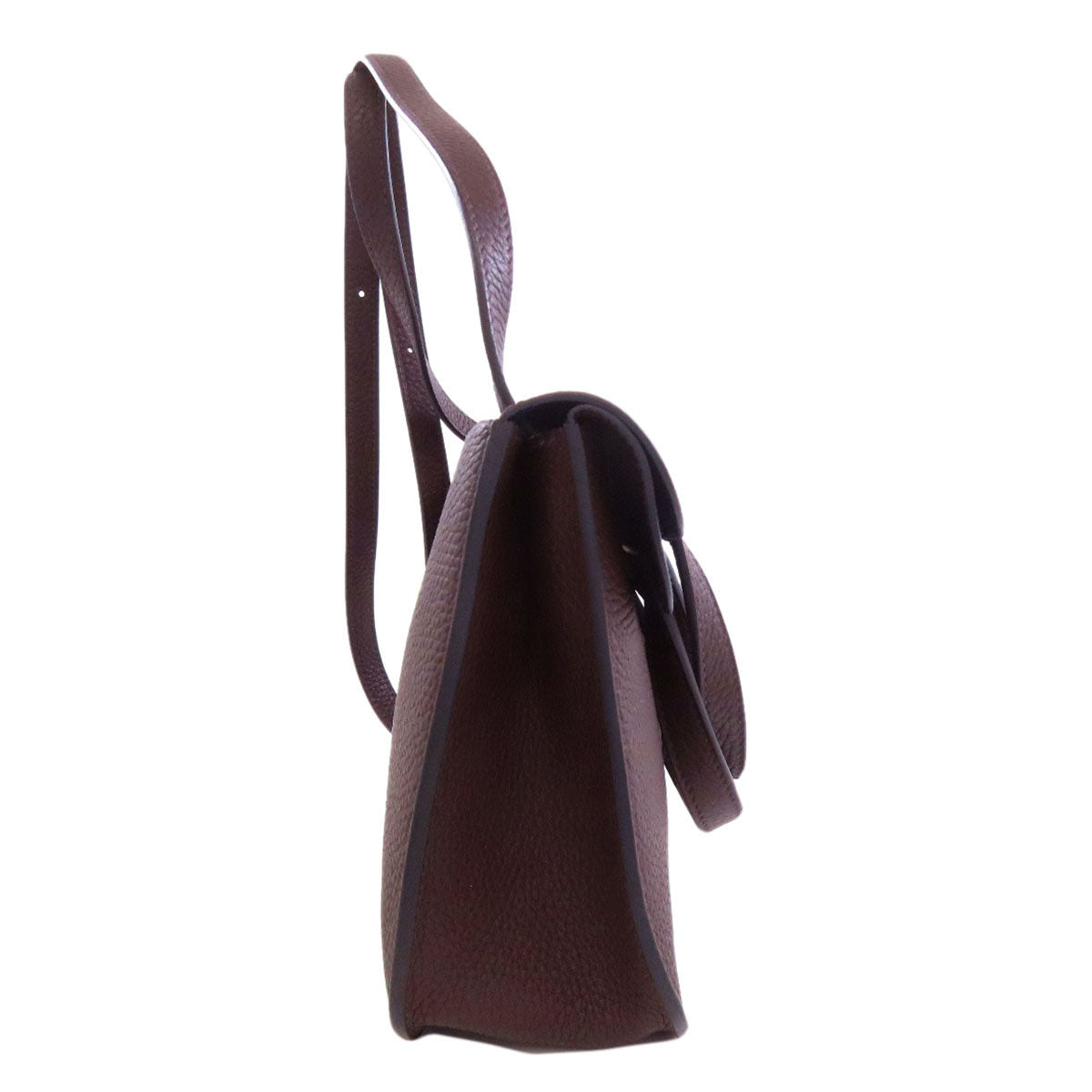 HERMES Alzan Mini SilverHardware Shoulder Bag Taurillon Clemence Ladies [Used]