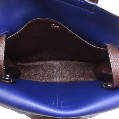 HERMES Alzan Mini SilverHardware Shoulder Bag Taurillon Clemence Ladies [Used]