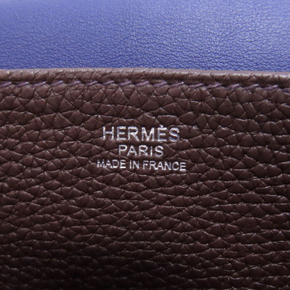 HERMES Alzan Mini SilverHardware Shoulder Bag Taurillon Clemence Ladies [Used]