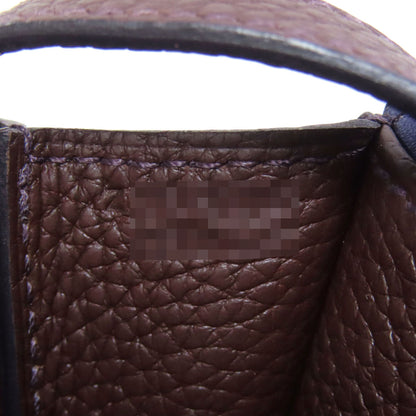 HERMES Alzan Mini SilverHardware Shoulder Bag Taurillon Clemence Ladies [Used]