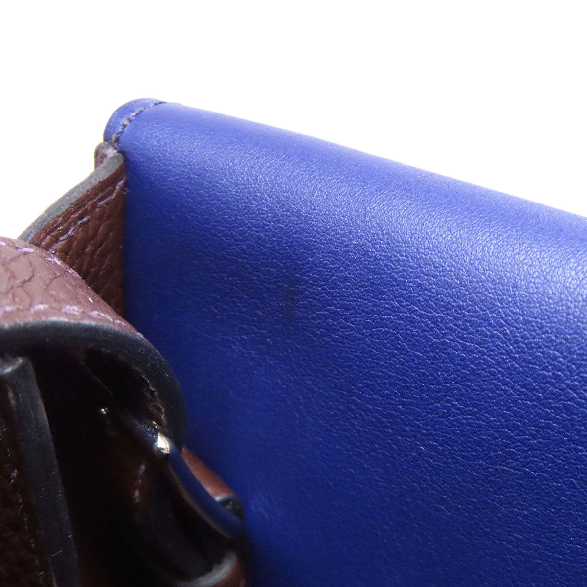 HERMES Alzan Mini SilverHardware Shoulder Bag Taurillon Clemence Ladies [Used]