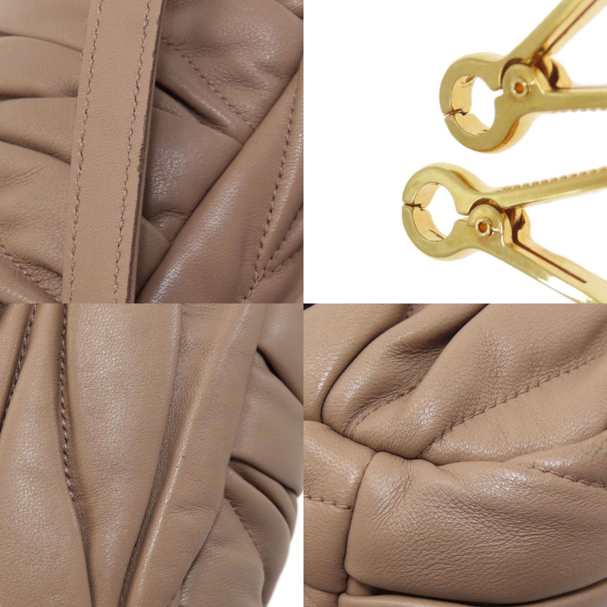 MIUMIU 　 Materasse 2WAY Handbag Calf Ladies [Used]