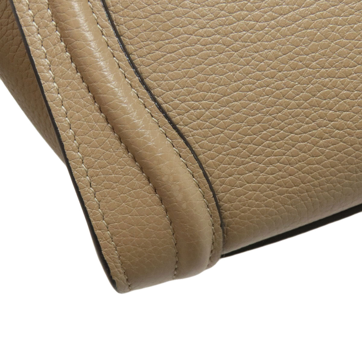 CELINE Luggage nano 2 WAY Handbag Calf Ladies [Used]