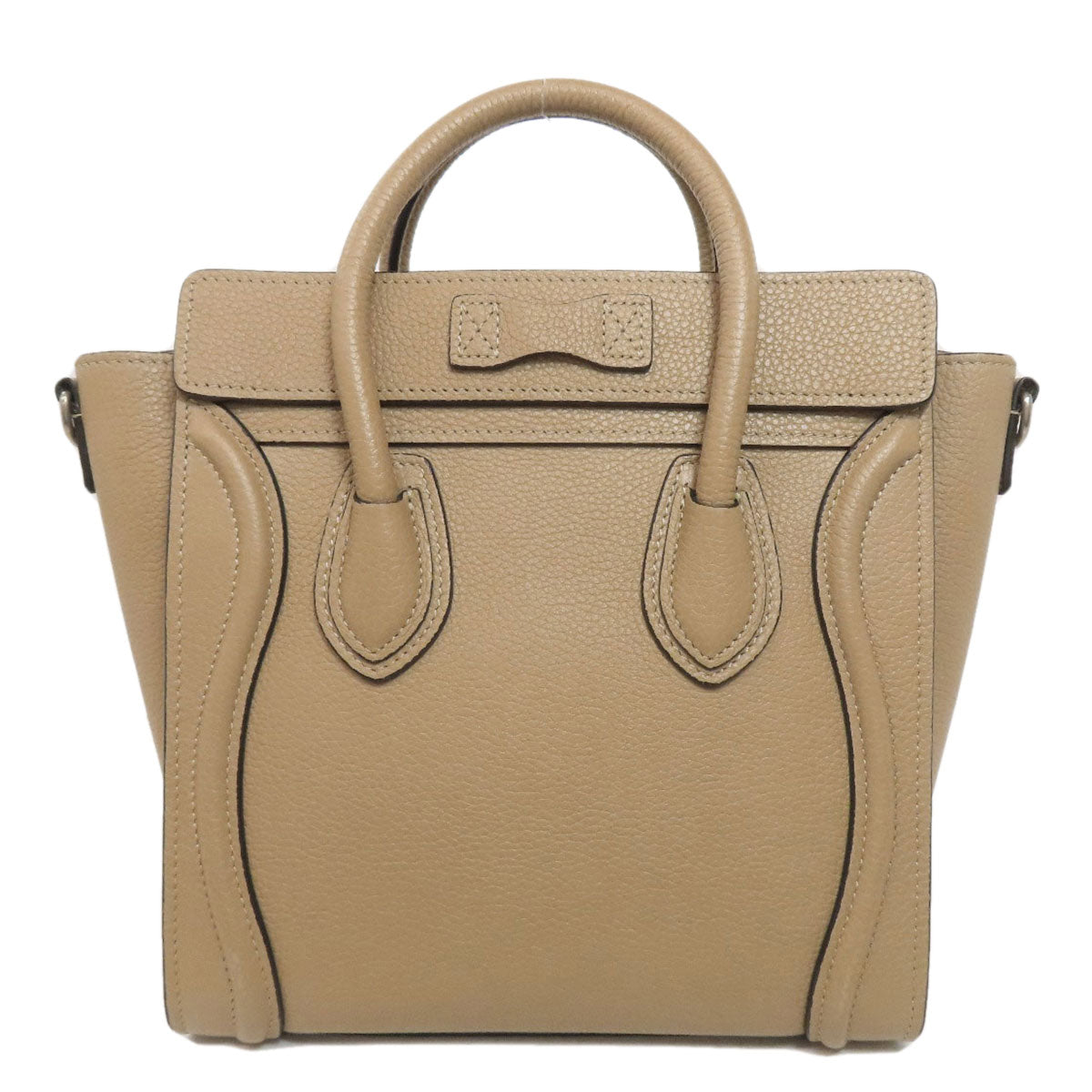 CELINE Luggage nano 2 WAY Handbag Calf Ladies [Used]