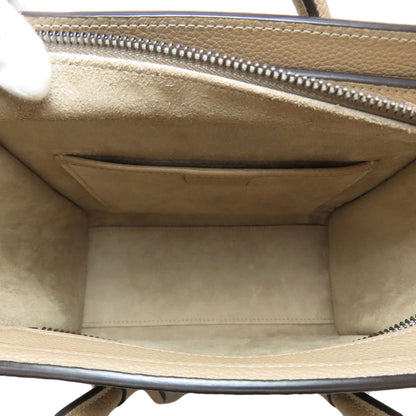 CELINE Luggage nano 2 WAY Handbag Calf Ladies [Used]