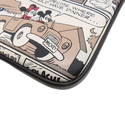 kate spade PC case Mickey collaboration Accessory pouch PVC Ladies [Used]