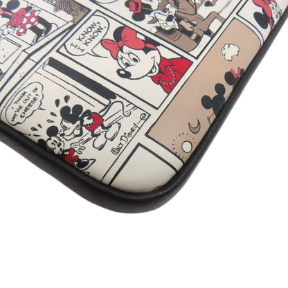 kate spade PC case Mickey collaboration Accessory pouch PVC Ladies [Used]