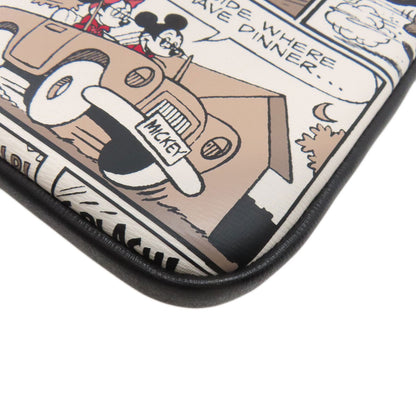 kate spade PC case Mickey collaboration Accessory pouch PVC Ladies [Used]