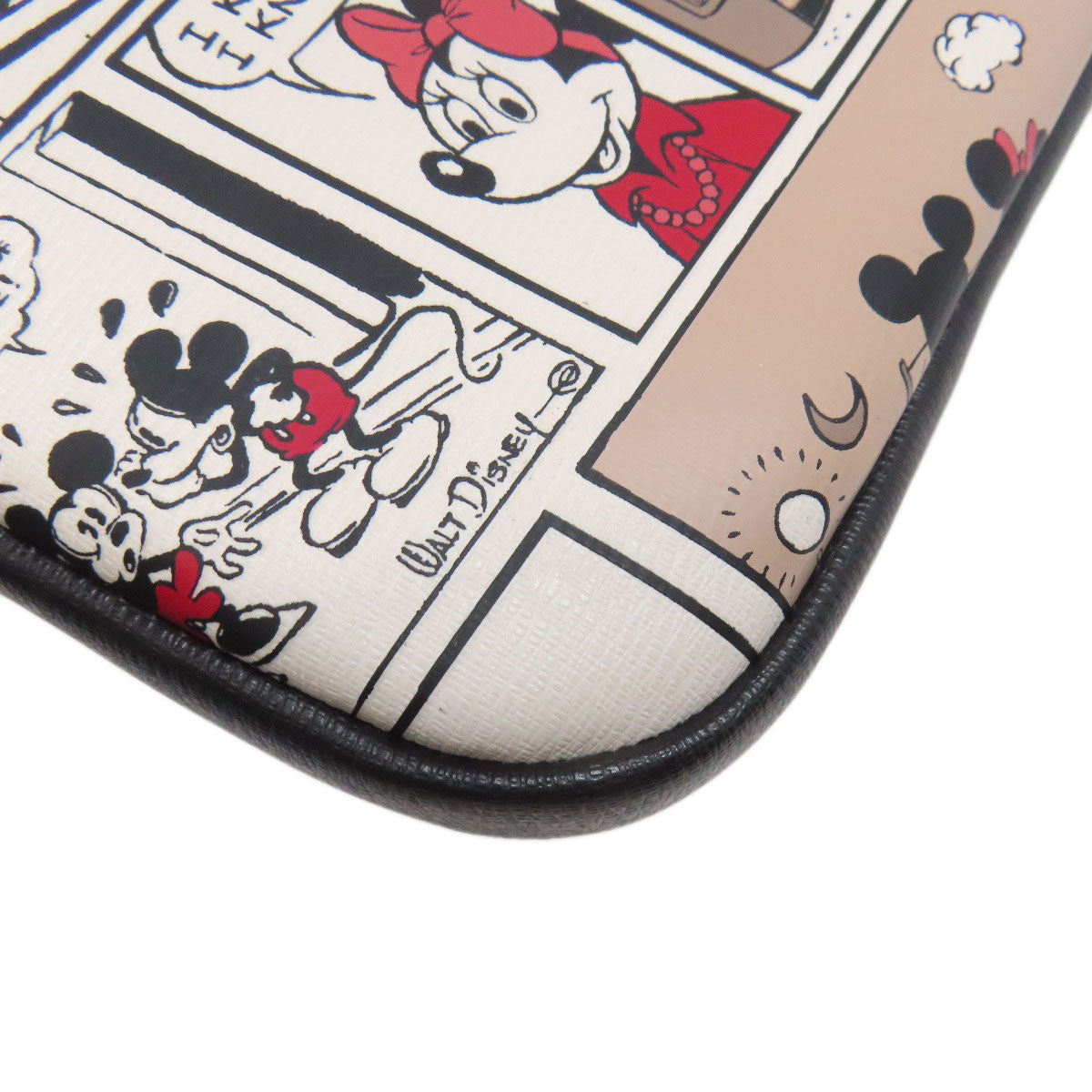 kate spade PC case Mickey collaboration Accessory pouch PVC Ladies [Used]