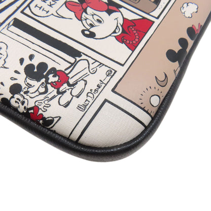kate spade PC case Mickey collaboration Accessory pouch PVC Ladies [Used]
