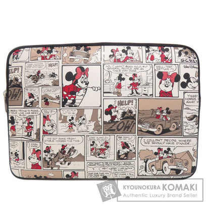 kate spade PC case Mickey collaboration Accessory pouch PVC Ladies [Used]