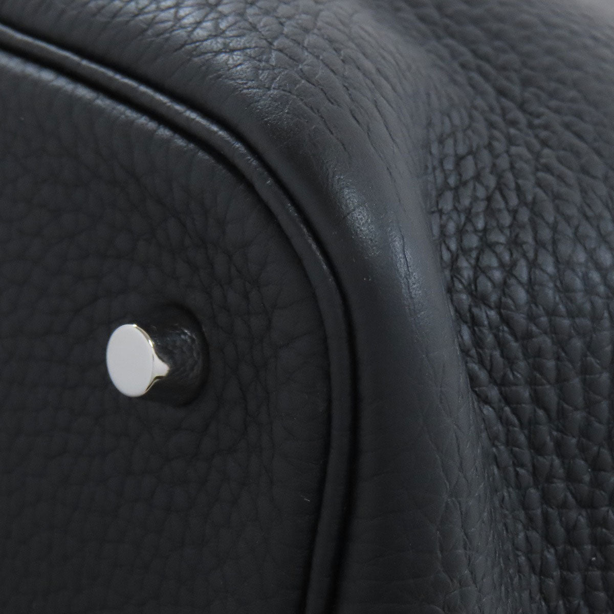 HERMES Picotin Lock MM SilverHardware Handbag Taurillon Clemence Ladies [Used]