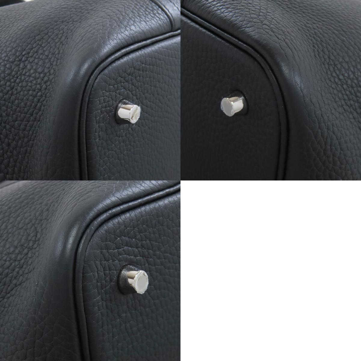 HERMES Picotin Lock MM SilverHardware Handbag Taurillon Clemence Ladies [Used]