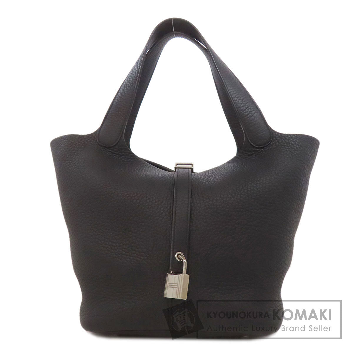 HERMES Picotin Lock MM SilverHardware Handbag Taurillon Clemence Ladies [Used]