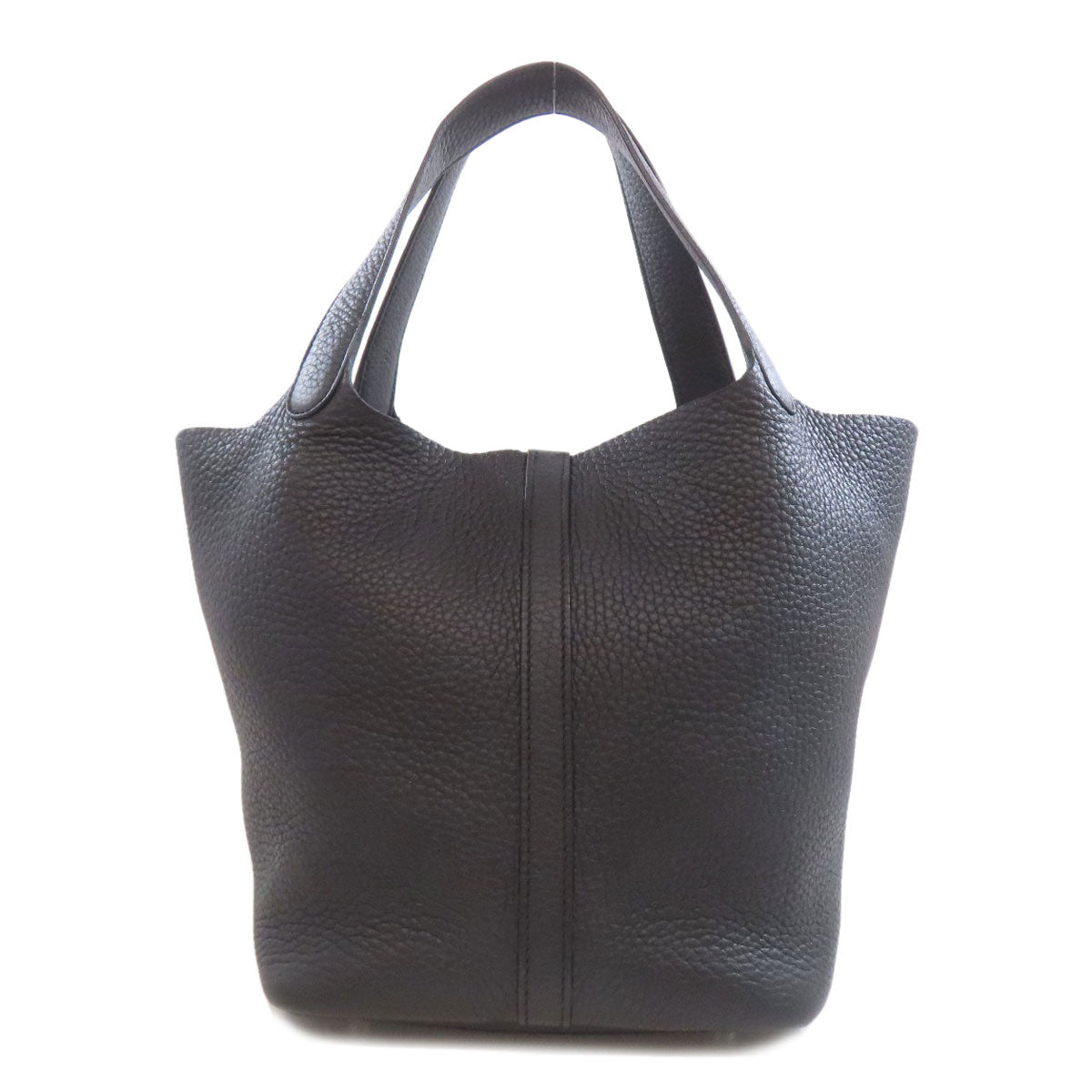 HERMES Picotin Lock MM SilverHardware Handbag Taurillon Clemence Ladies [Used]