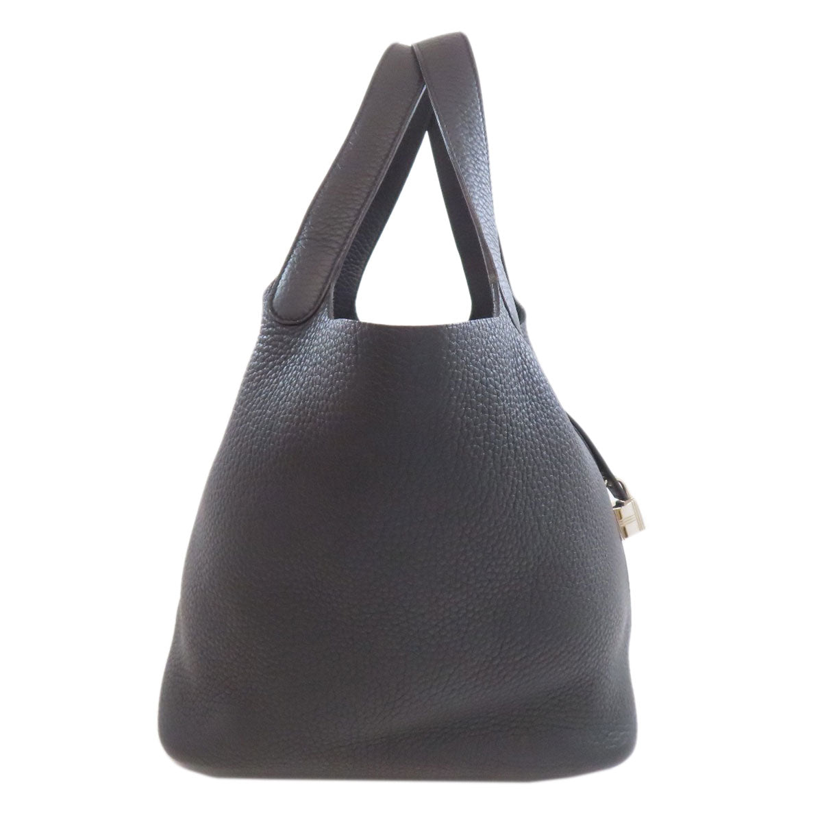 HERMES Picotin Lock MM SilverHardware Handbag Taurillon Clemence Ladies [Used]