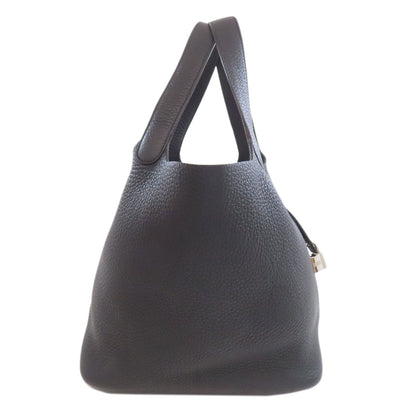 HERMES Picotin Lock MM SilverHardware Handbag Taurillon Clemence Ladies [Used]