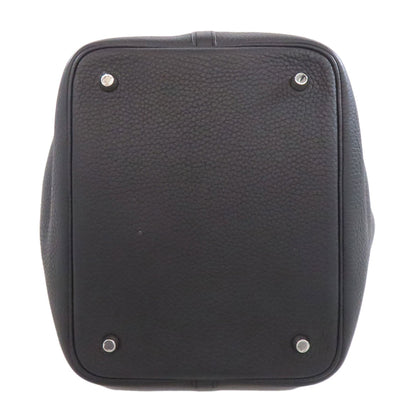 HERMES Picotin Lock MM SilverHardware Handbag Taurillon Clemence Ladies [Used]