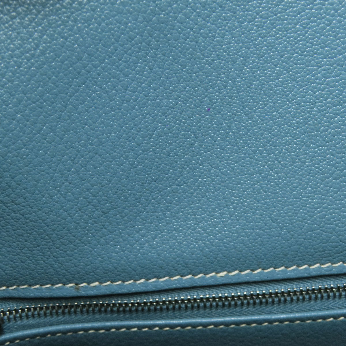 HERMES Birkin 30 Blue Gene SilverHardware Handbag Togo Ladies [Used]