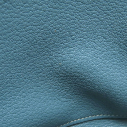 HERMES Birkin 30 Blue Gene SilverHardware Handbag Togo Ladies [Used]