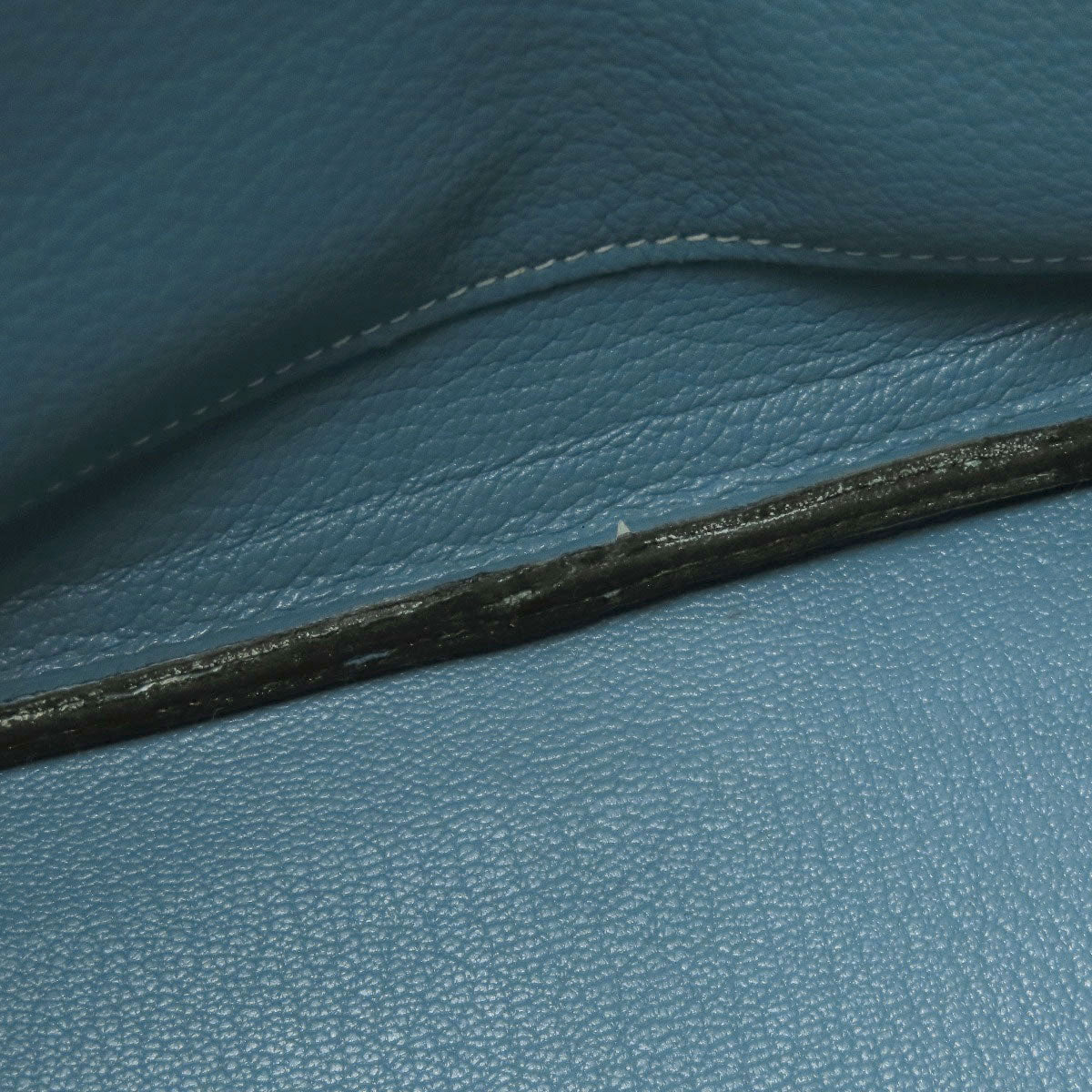 HERMES Birkin 30 Blue Gene SilverHardware Handbag Togo Ladies [Used]