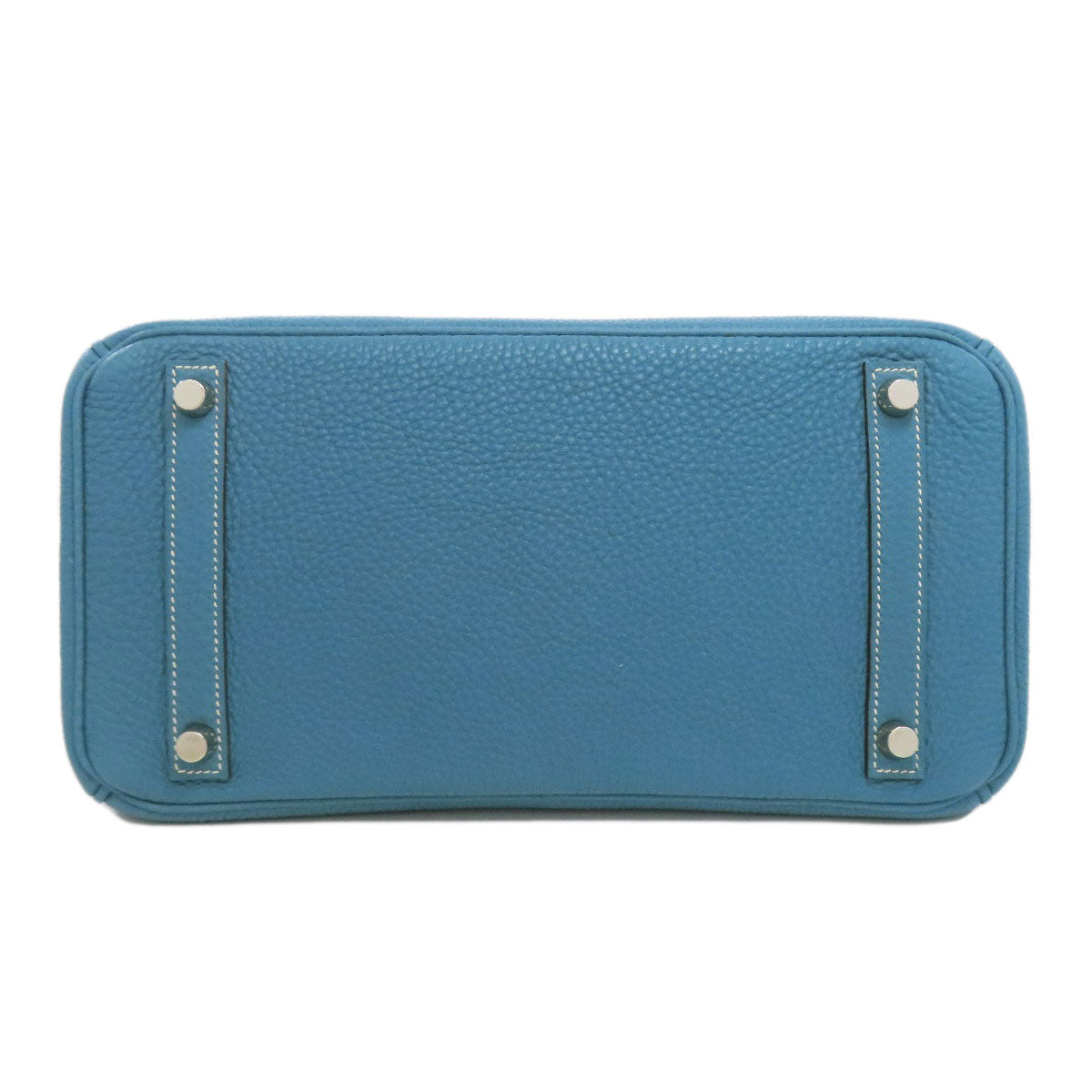 HERMES Birkin 30 Blue Gene SilverHardware Handbag Togo Ladies [Used]