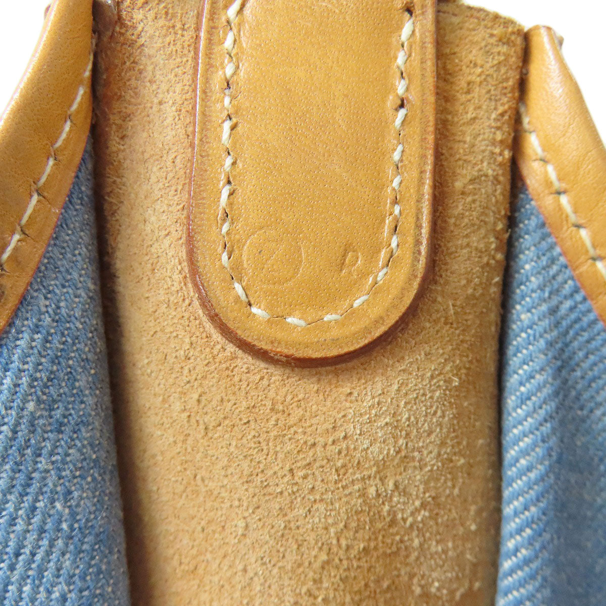 HERMES EvelyneGM GoldHardware Shoulder Bag Denim CalfLadies [Used]