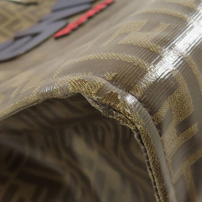 FENDI Fila collaboration Zucca pattern Tote Bag Coating canvas Ladies [Used]