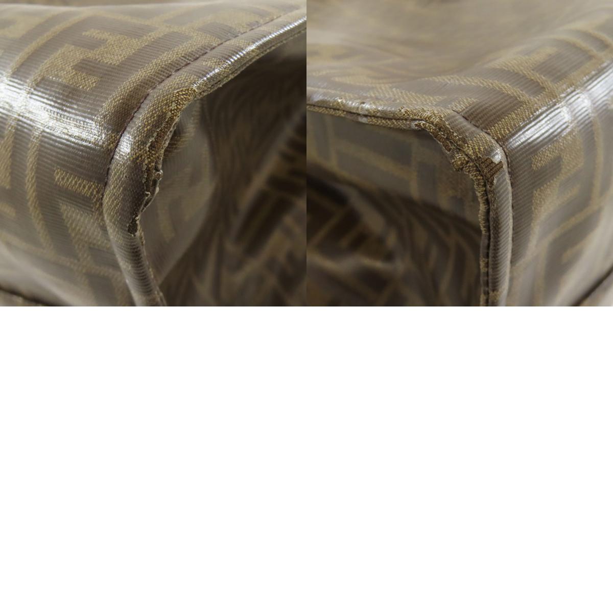 FENDI Fila collaboration Zucca pattern Tote Bag Coating canvas Ladies [Used]